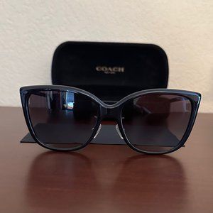 Coach 50028G Black Sunglasses & Case